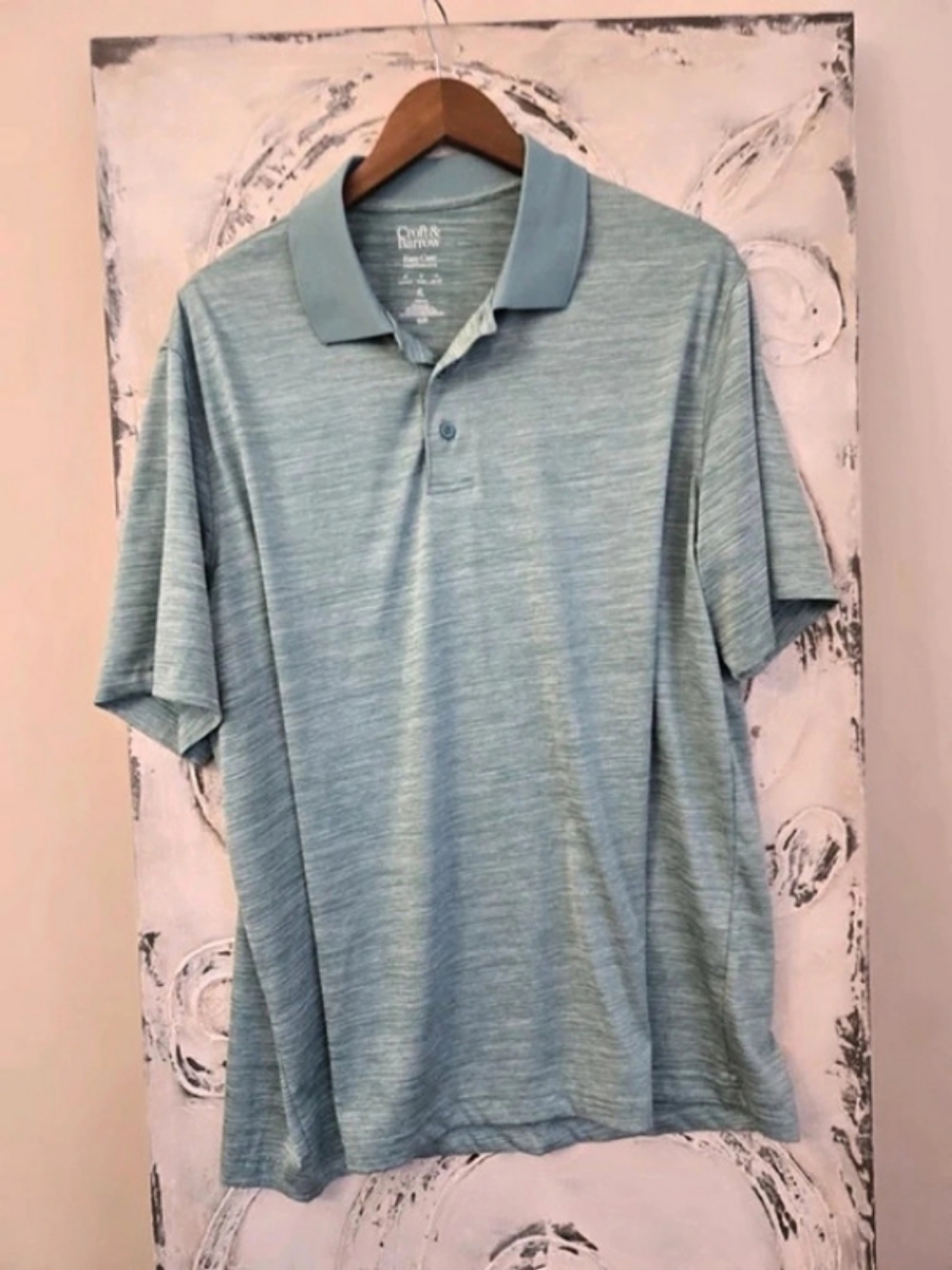 Croft & Barrow Easy Care Performance Polo Blue XL
